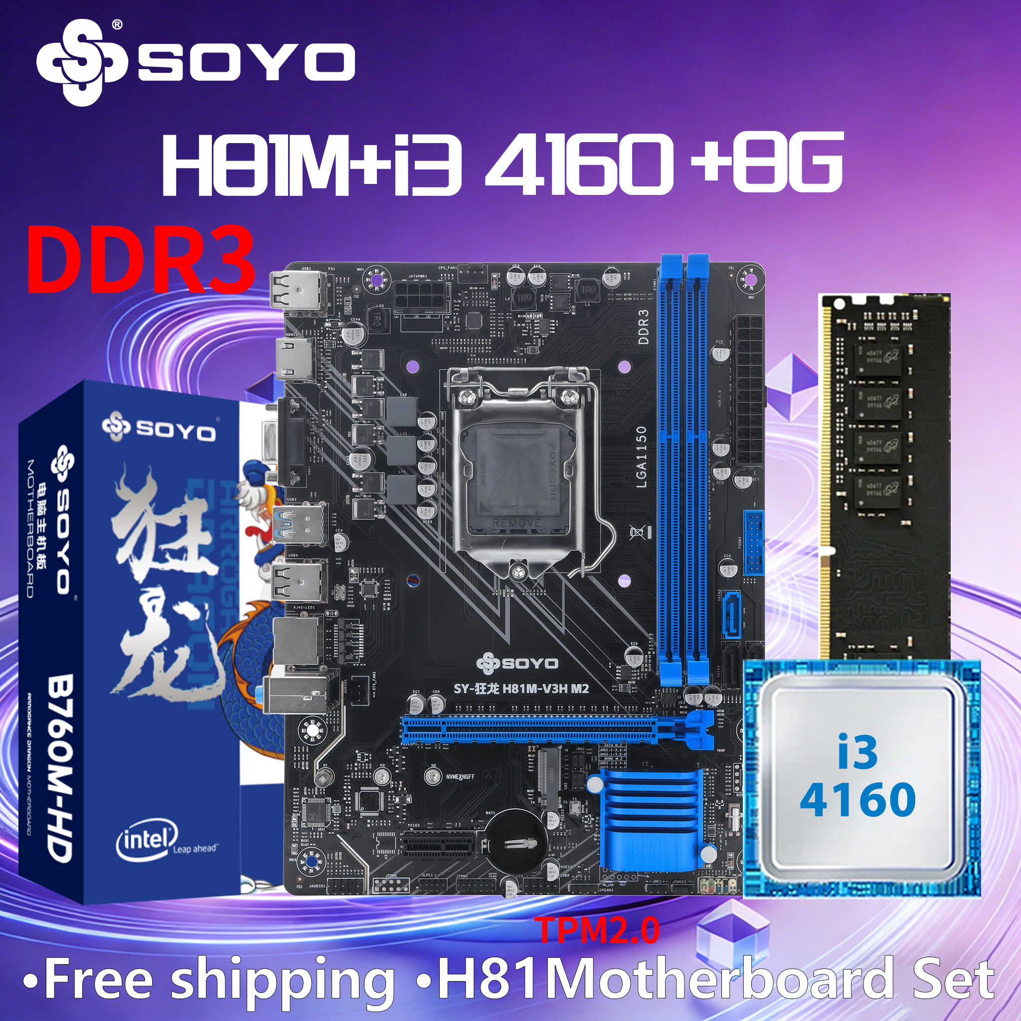 Pc Gaming Xeon - H81M Gaming Motherboard TPM GDDR3 i3