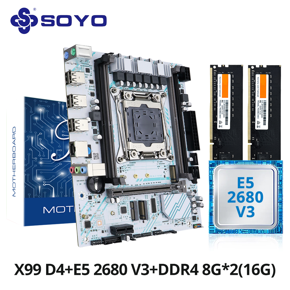 Pc Gaming Xeon - SOYO X99 Gaming Motherboard Kit with