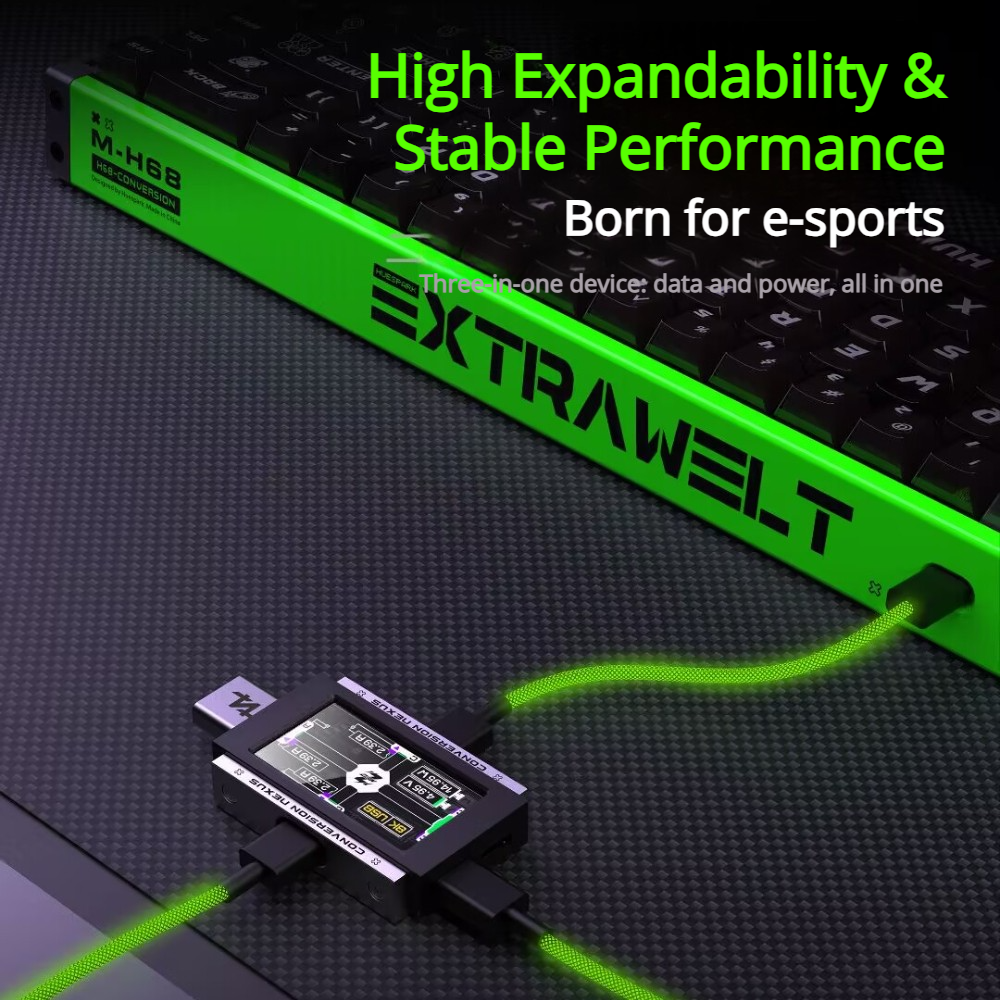 Usb Hub Gaming - Custom HUESPARK HMLAB PIEXLHUB 1 to