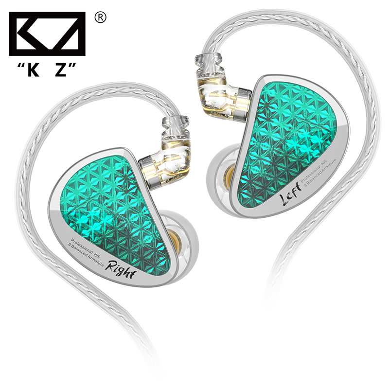 Pc Gaming Earphones - KZ AS16 PRO Wired Headphone 8BA