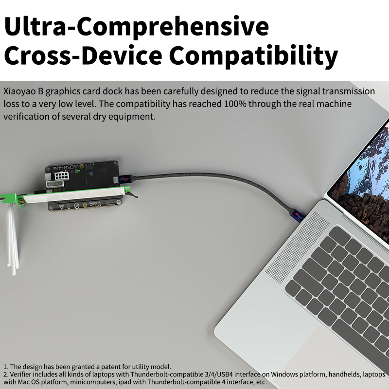 External GPU Dock Thunderbolt- - Gpu Vertical Mount ulasan dan harga