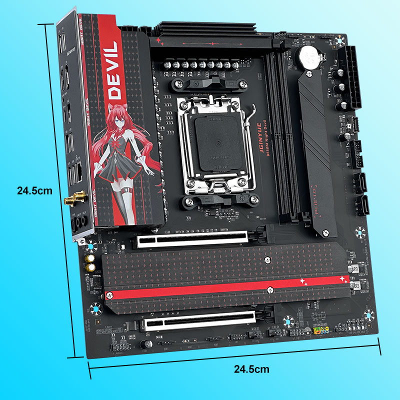 JGINYUE B650M NIGHT DEVIL Desk - Pc Gaming Xeon ulasan dan harga