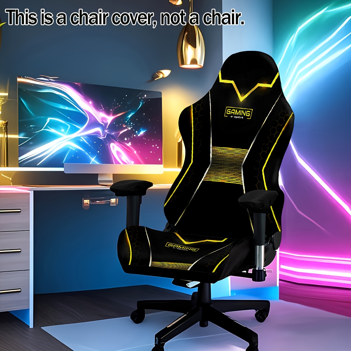 One-Piece Stretch Gaming Chair - Pc Gaming Chair ulasan dan harga