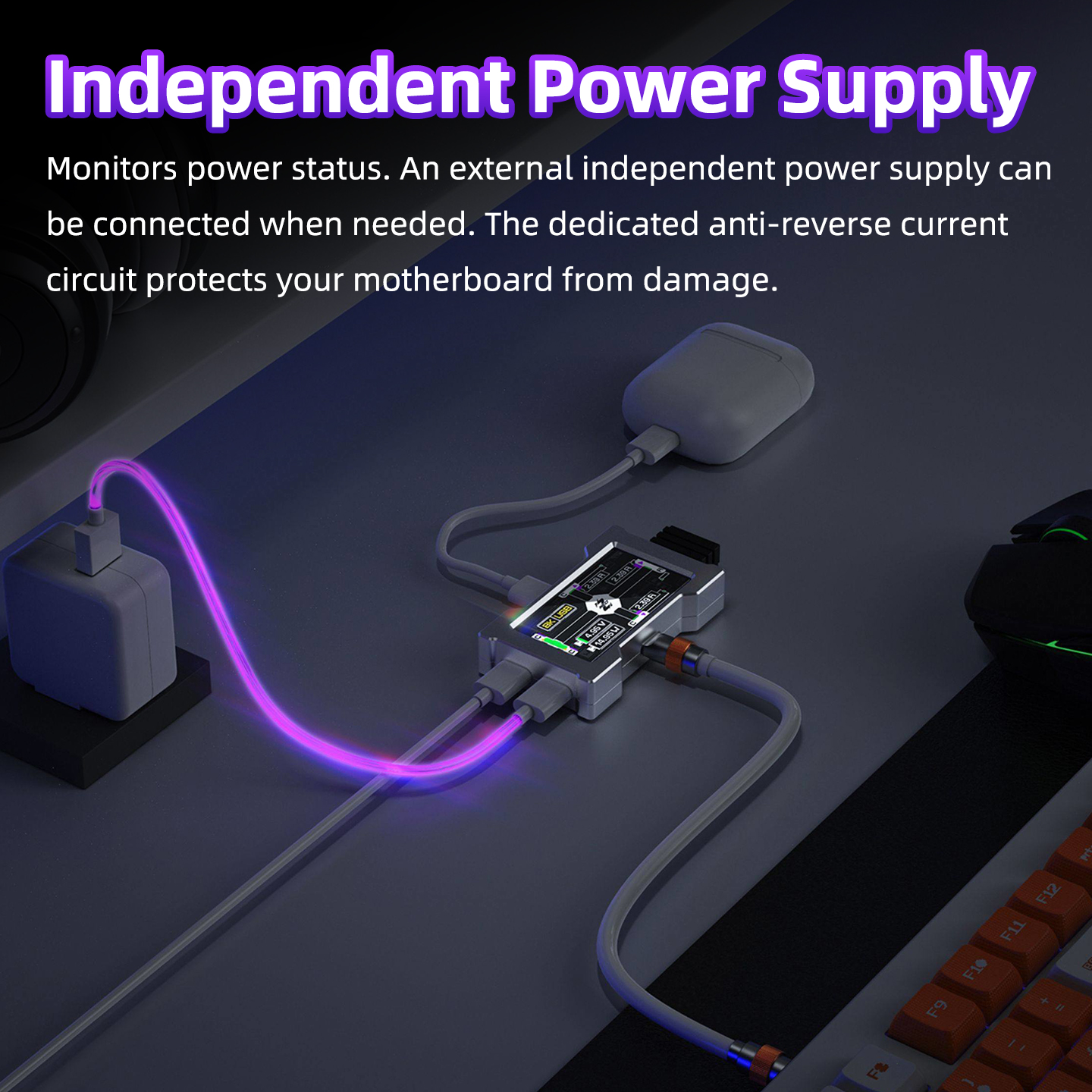 HMHUB Gaming USB Hub - 2-To-3  - Usb Hub Gaming ulasan dan harga