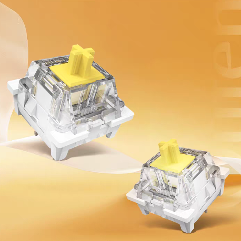 Outemu Silent Switch Gray Whit - Pc Gaming Yellow ulasan dan harga