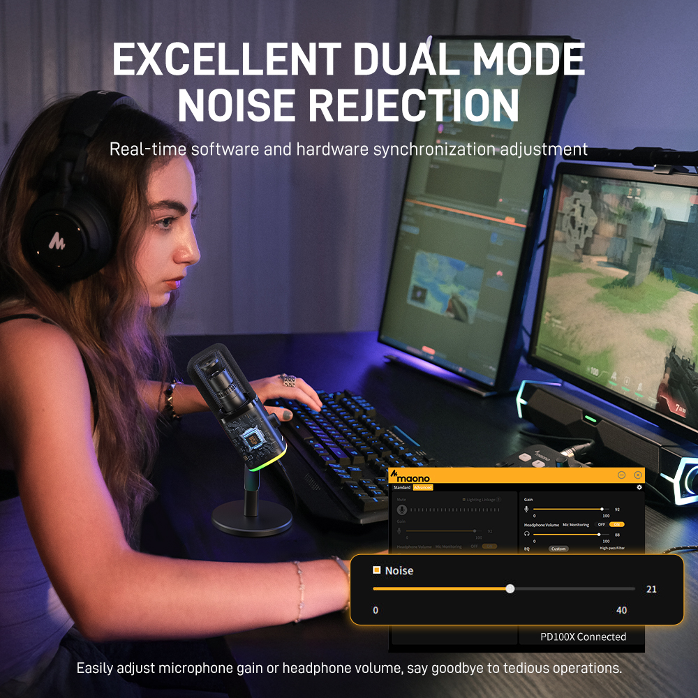 Maono PD100X Gaming Microphone - Gaming Controller ulasan dan harga