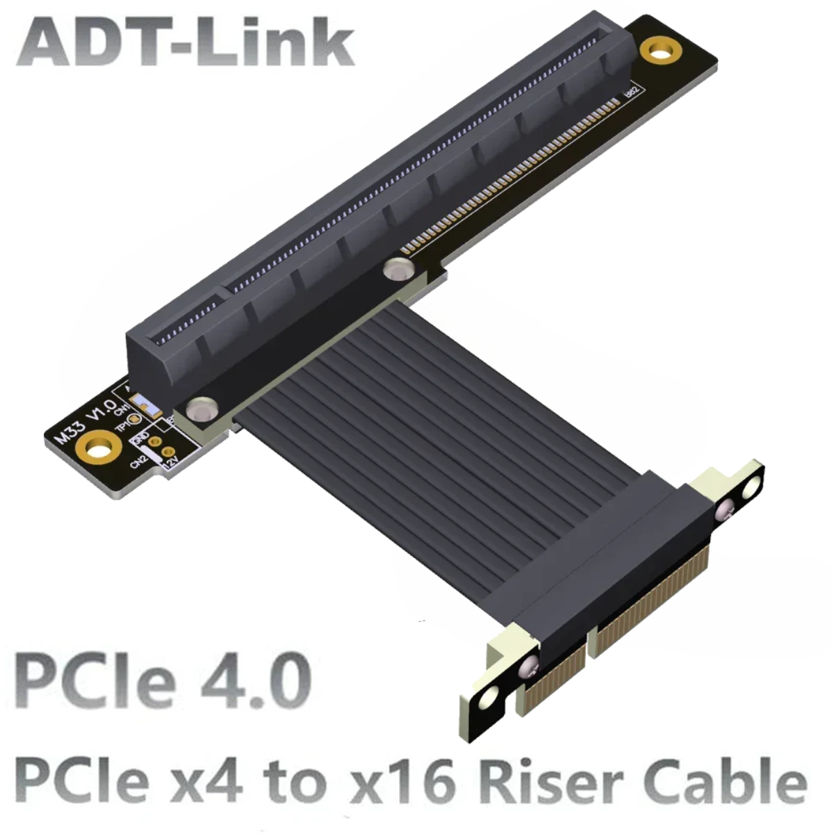 PCI-E 4.0 X4 to X16 Riser Jump - Gpu Vertical Mount ulasan dan harga