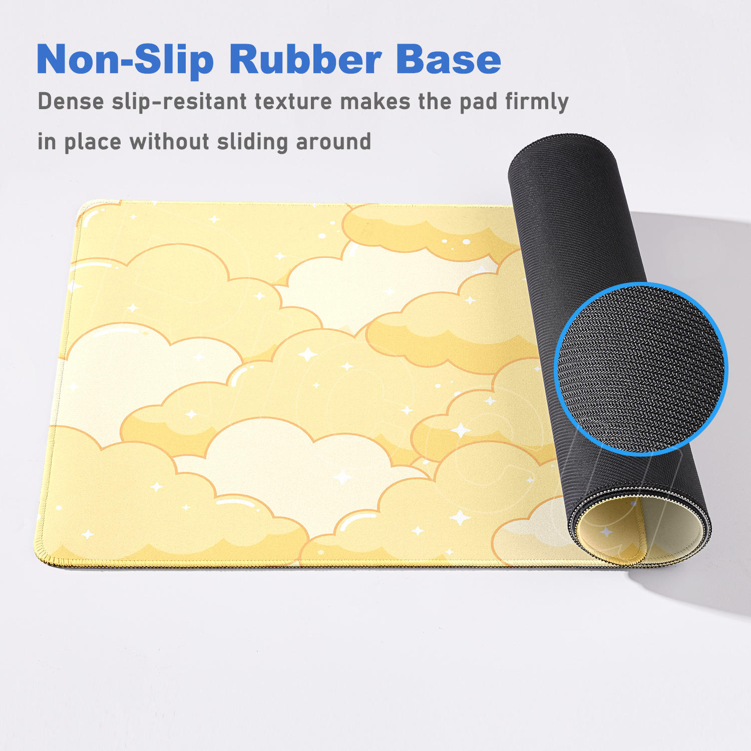 Yellow Cloud Mouse Pad Gamer M - Pc Gaming Yellow ulasan dan harga