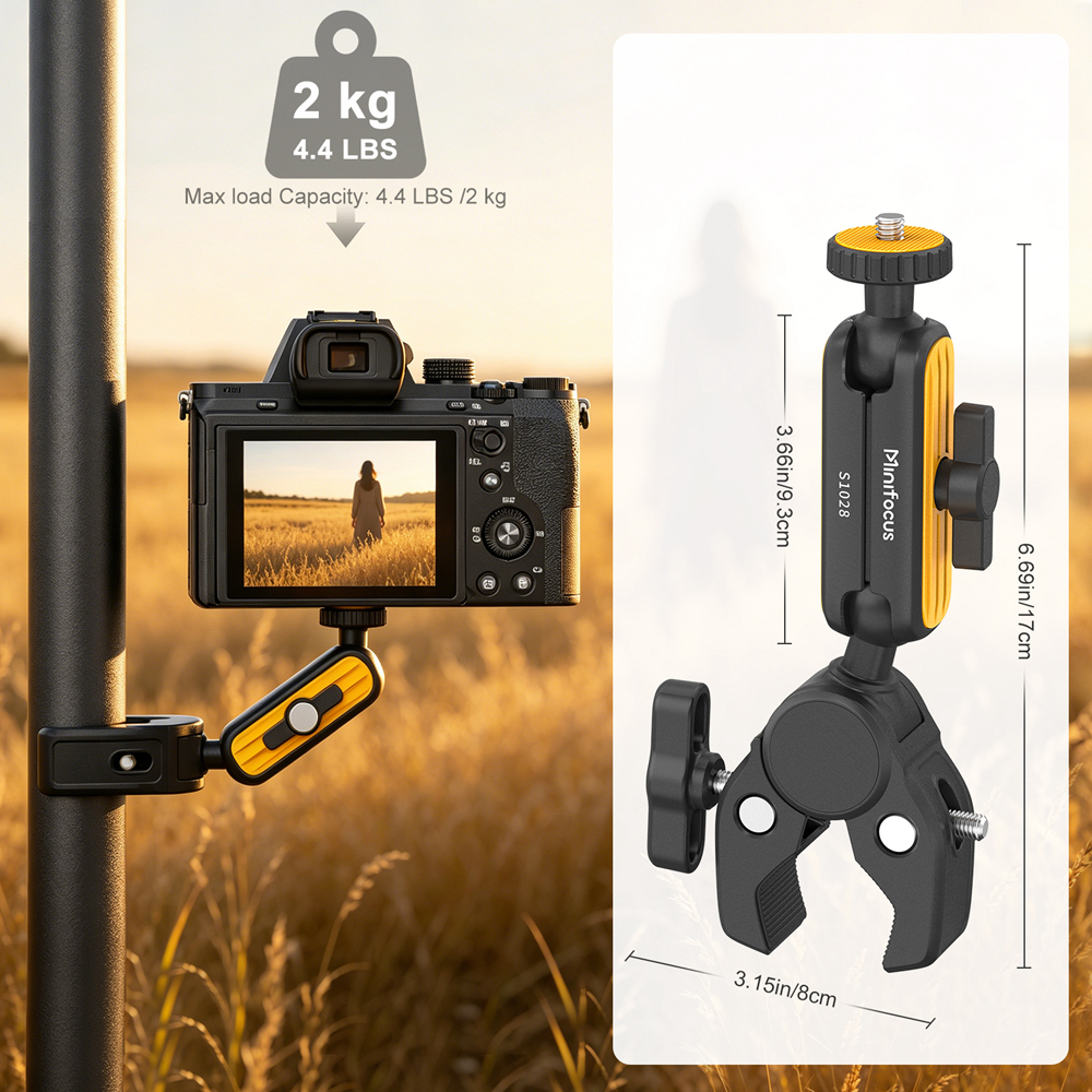 Super Clamp with 360° Dual Bal - Dual Monitor Arm ulasan dan harga