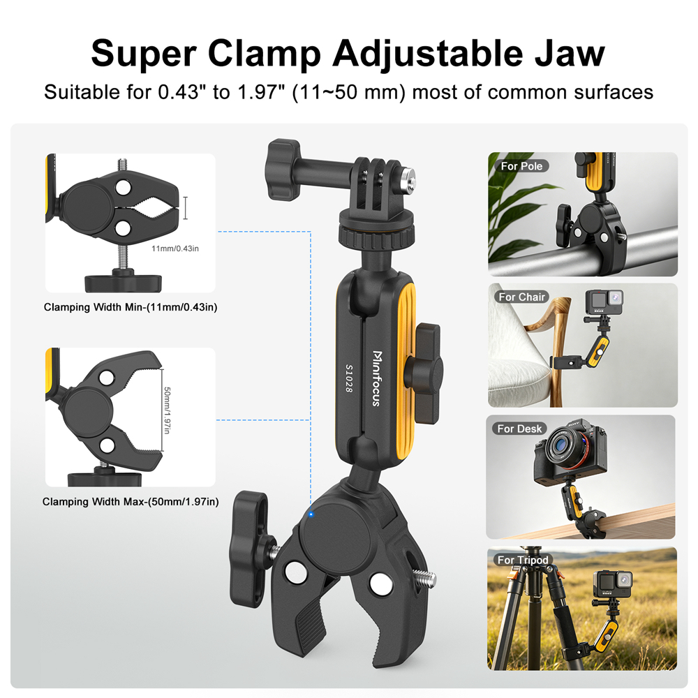 Super Clamp with 360° Dual Bal - Dual Monitor Arm ulasan dan harga