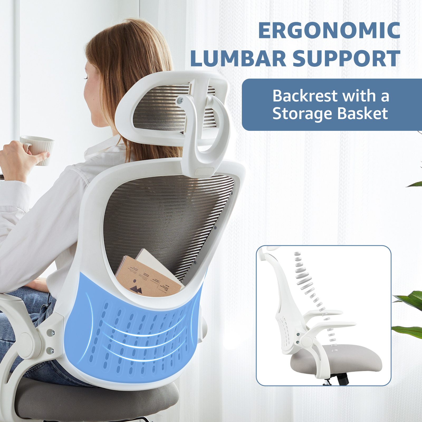 JHK Mesh Ergonomic Office Comp - Pc Gaming Chair ulasan dan harga
