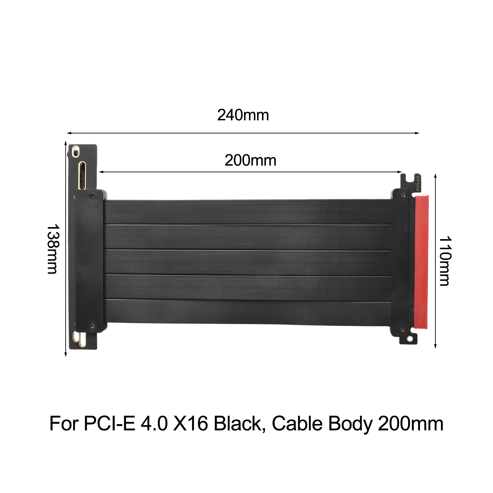 For PCIe 4.0 X16 Riser Cable 2 - Gpu Vertical Mount ulasan dan harga