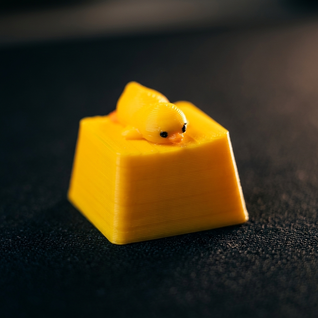 A little yellow duck lying dow - Pc Gaming Yellow ulasan dan harga