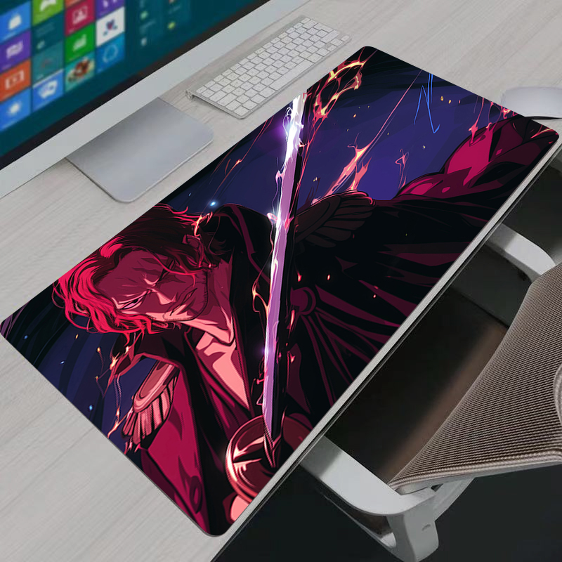 One Piece Shanks Mouse Pad Lar - Pc Gaming Gratis ulasan dan harga