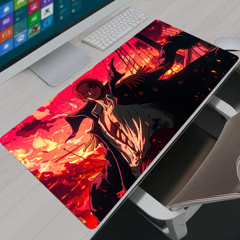 One Piece Shanks Mouse Pad Lar - Pc Gaming Gratis ulasan dan harga