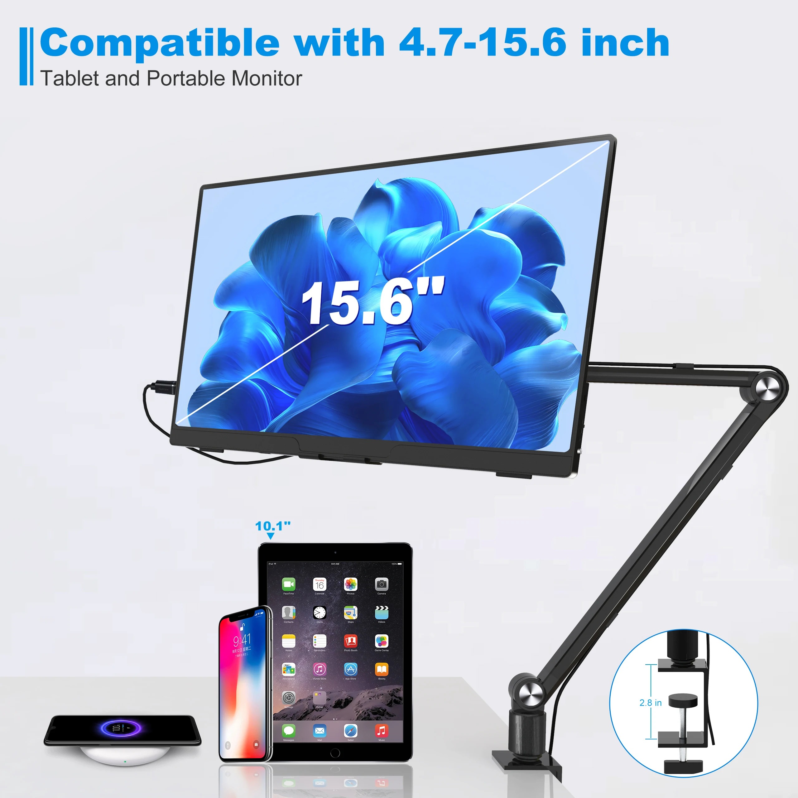 2025 Tablet Stand Holder for I - Dual Monitor Arm ulasan dan harga