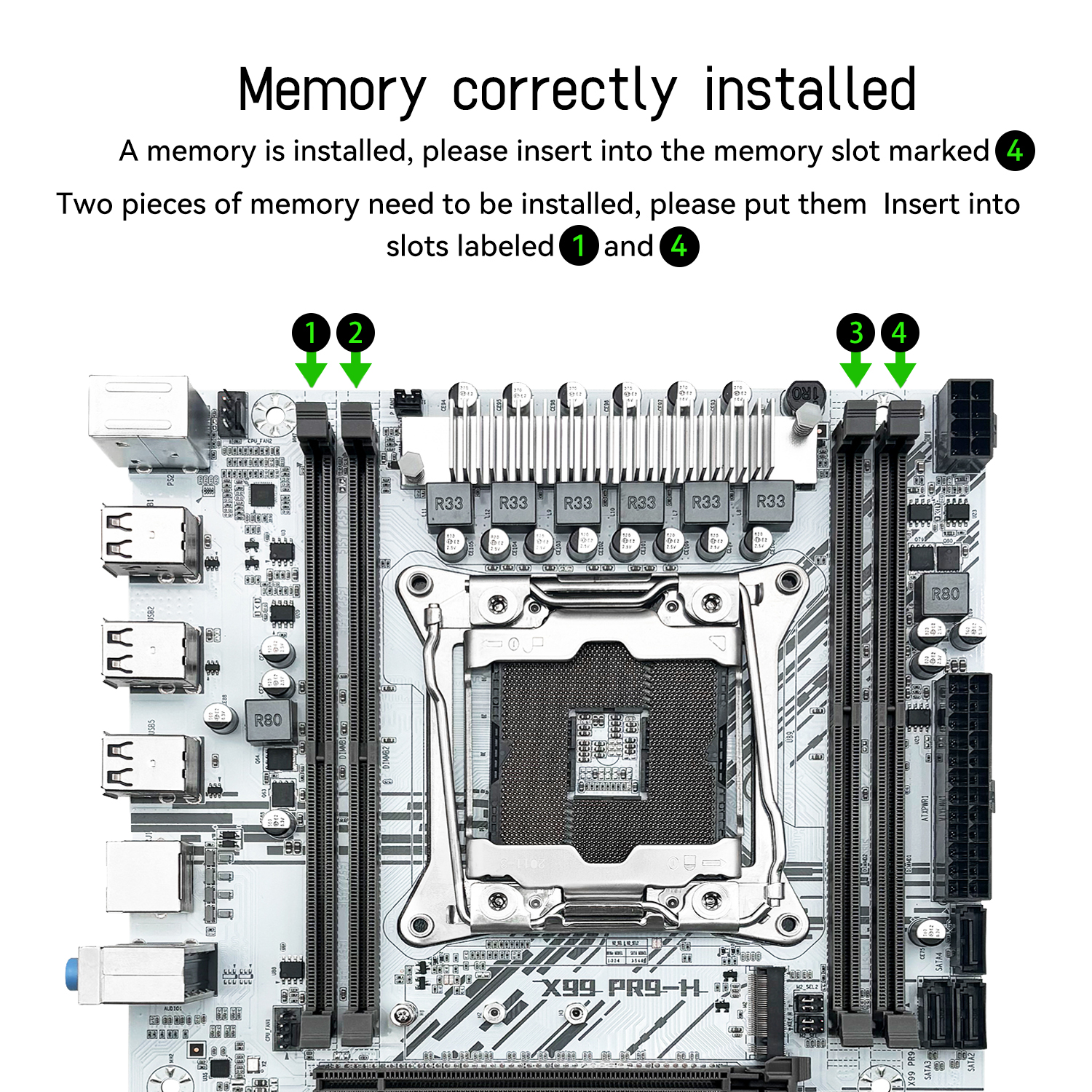 MACHINIST White X99 Motherboar - Pc Gaming Xeon ulasan dan harga