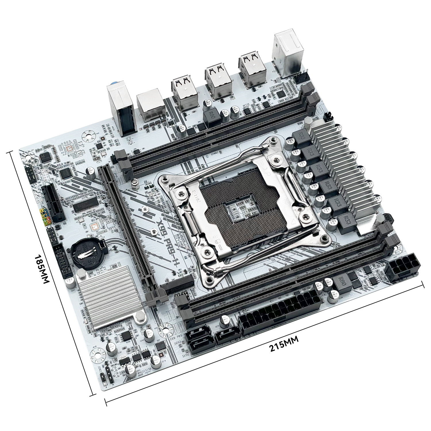 MACHINIST White X99 Motherboar - Pc Gaming Xeon ulasan dan harga