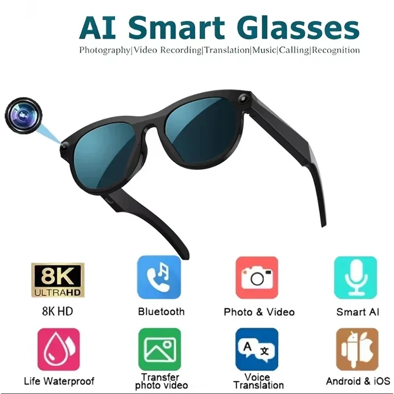 8KHD Smart AI Glasses Color Ch - Gaming Controller ulasan dan harga