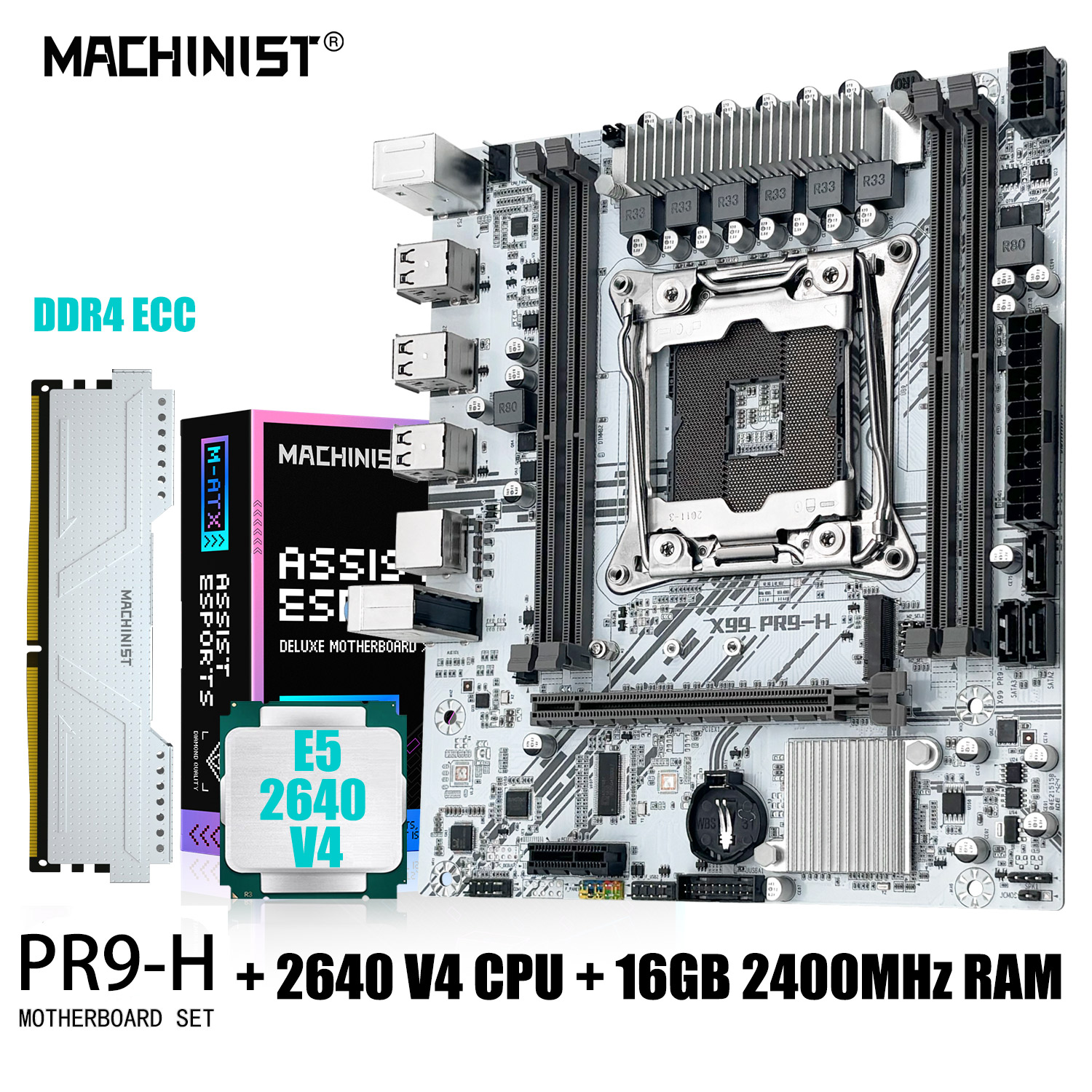 MACHINIST PR9-H X99 LGA 2011-3 - Pc Gaming Xeon ulasan dan harga
