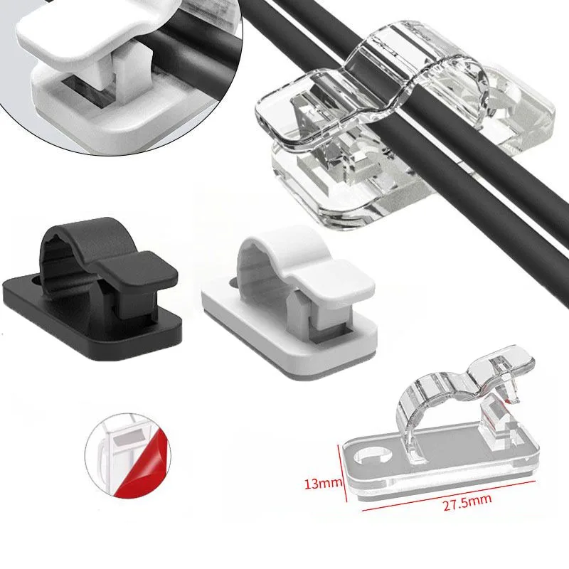 10/50PCS Cable Organizer Clips - Cable Management Sleeve ulasan dan harga