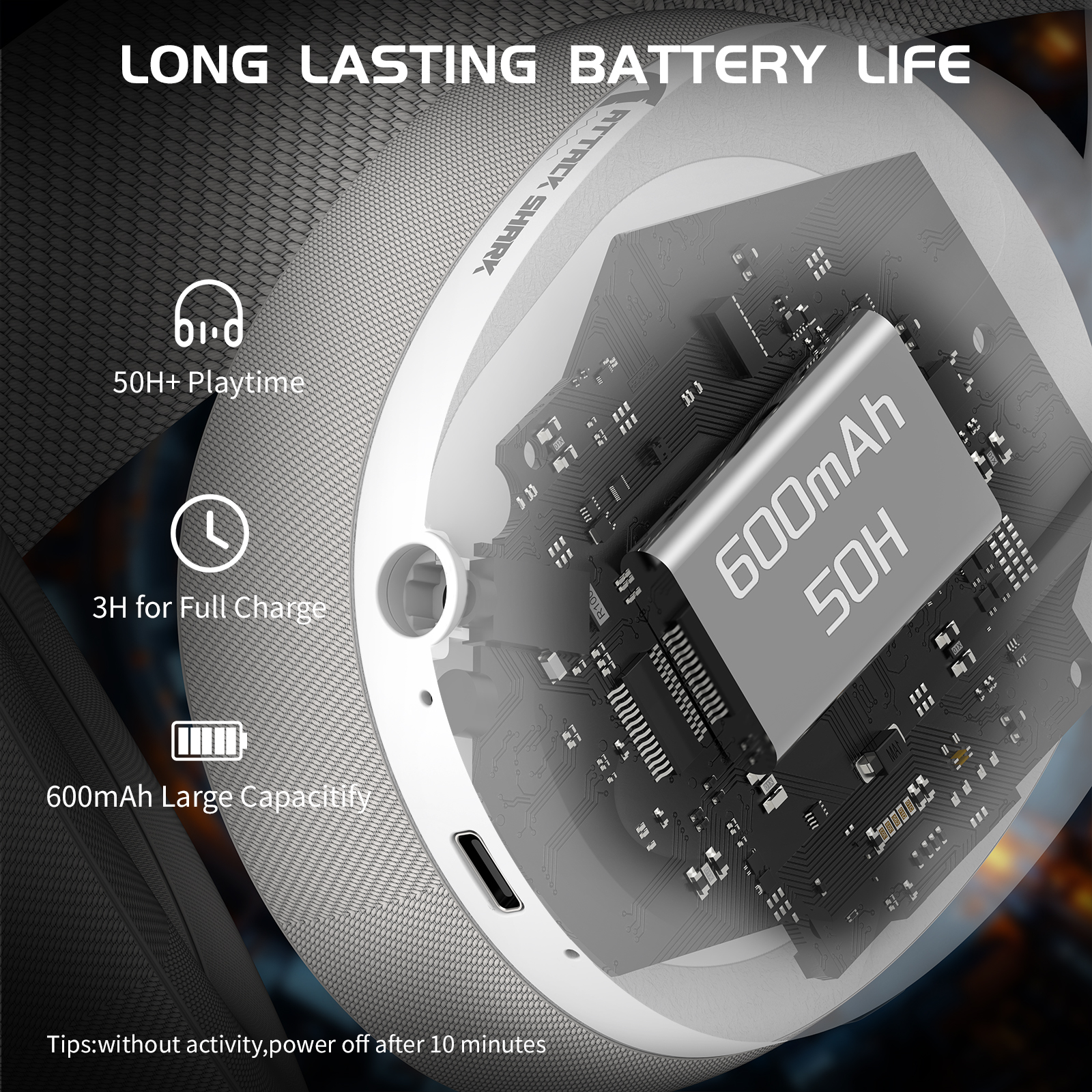 ATTACK SHARK L80 Ultra-Light T - Pc Gaming Earphones ulasan dan harga