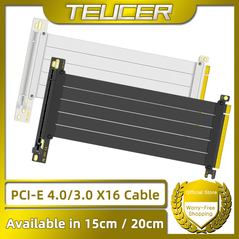 TEUCER PCI-E 4.0 X16 Riser Cab - Gpu Vertical Mount ulasan dan harga