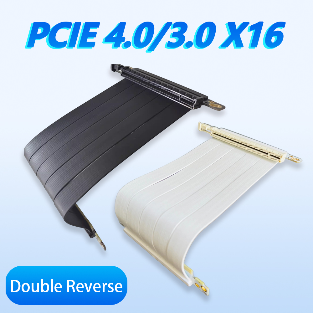PCIe 4.0 3.0 X16 Double Revers - Gpu Vertical Mount ulasan dan harga