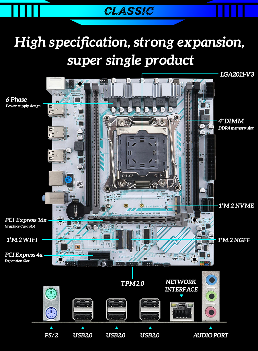 SOYO X99 Gaming Motherboard Se - Pc Gaming Xeon ulasan dan harga