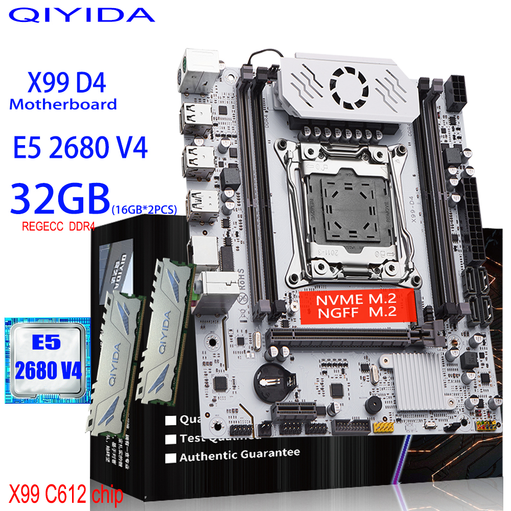 QIYIDA X99 Motherboard Set Kit - Pc Gaming Xeon ulasan dan harga