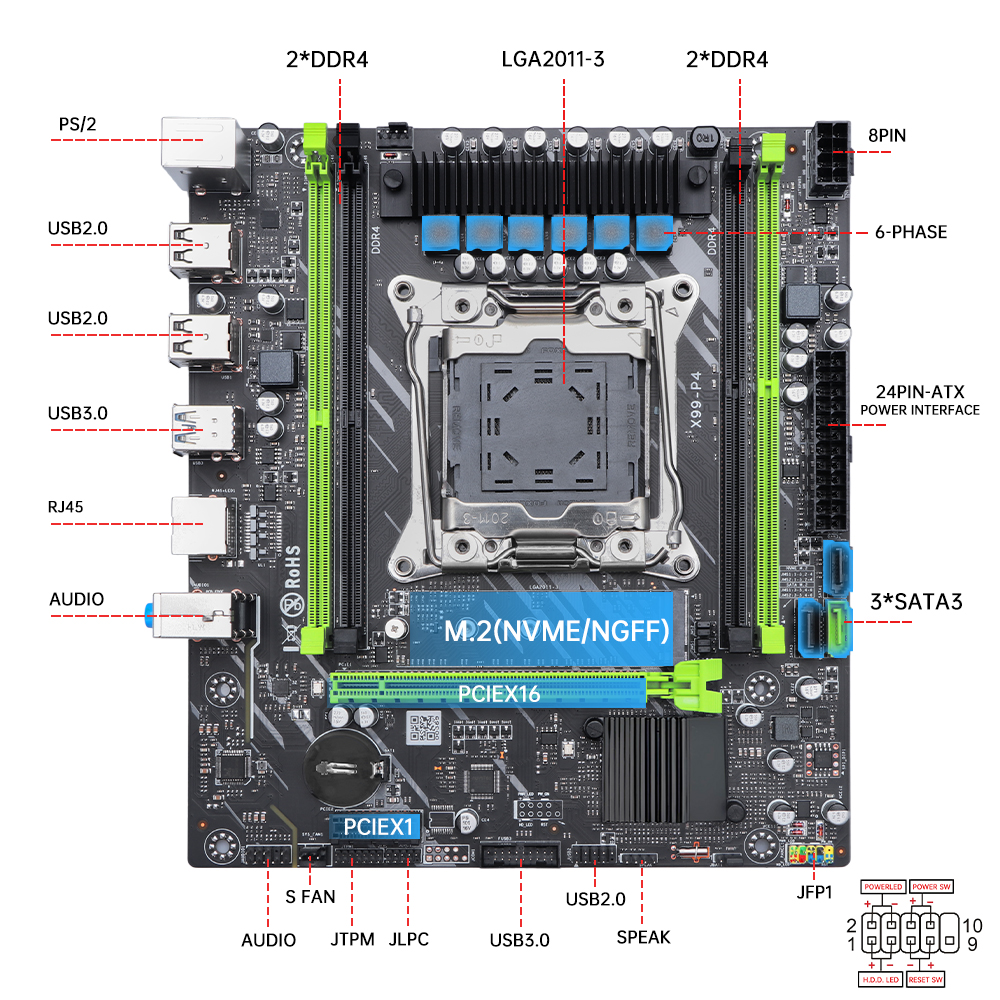 SOYO X99 DDR4 Motherboard with - Pc Gaming Xeon ulasan dan harga