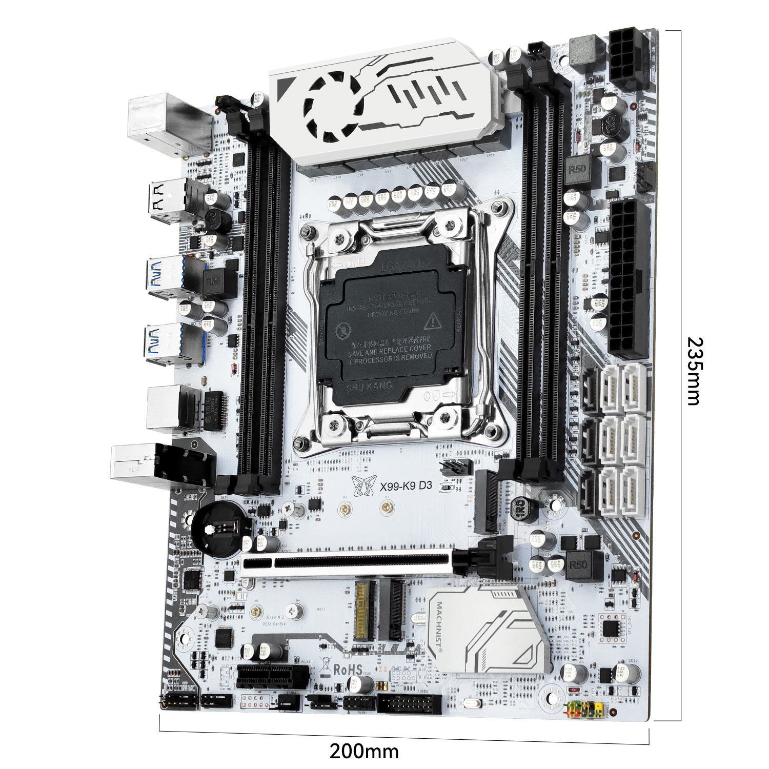 MACHINIST X99 K9-D3 Motherboar - Pc Gaming Xeon ulasan dan harga