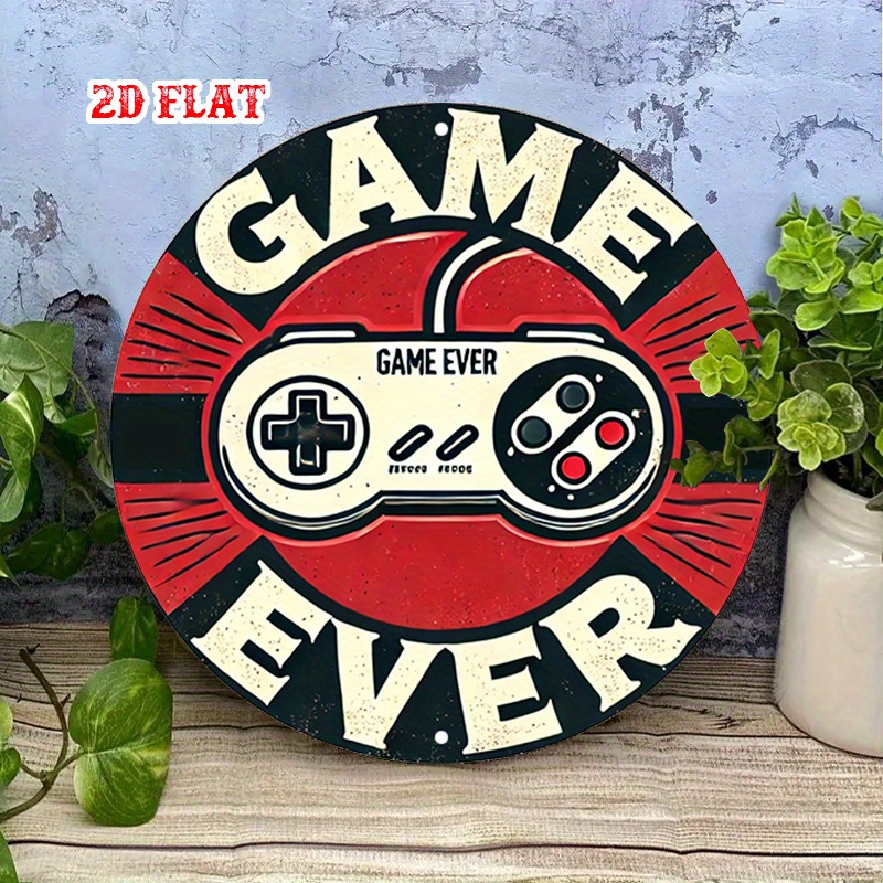 2D Flat 1pc Retro Gaming Round - Gaming Controller ulasan dan harga