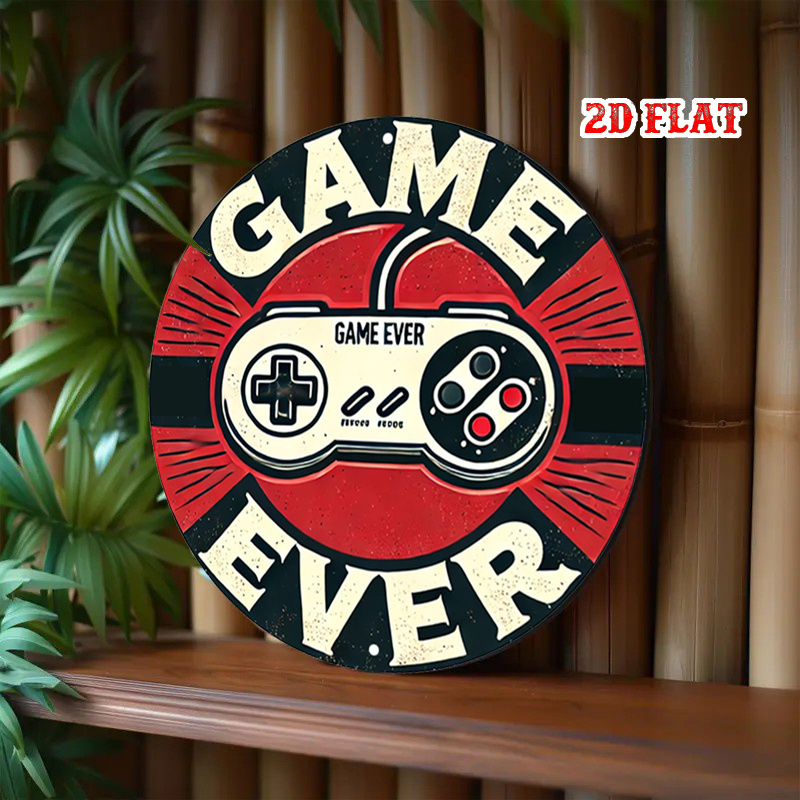 2D Flat 1pc Retro Gaming Round - Gaming Controller ulasan dan harga