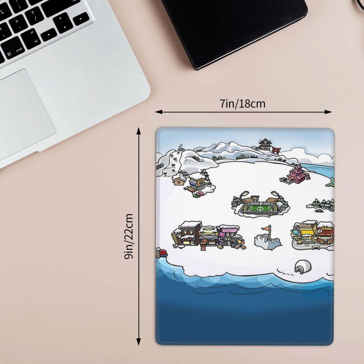 Club Penguin Map Mouse Pad Gam - Pc Gaming Club ulasan dan harga
