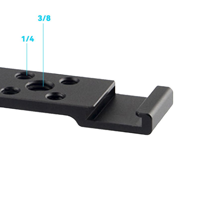 Aluminum Cold Shoe Mount Brack - Dual Monitor Arm ulasan dan harga