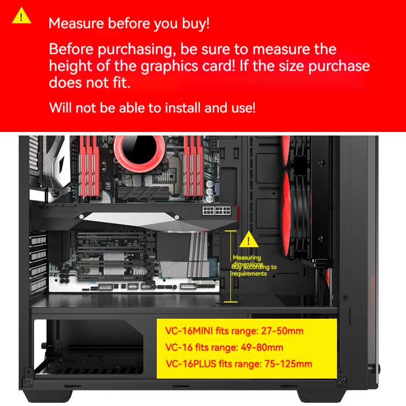 VC-16 Graphics Card GPU Holder - Gpu Vertical Mount ulasan dan harga