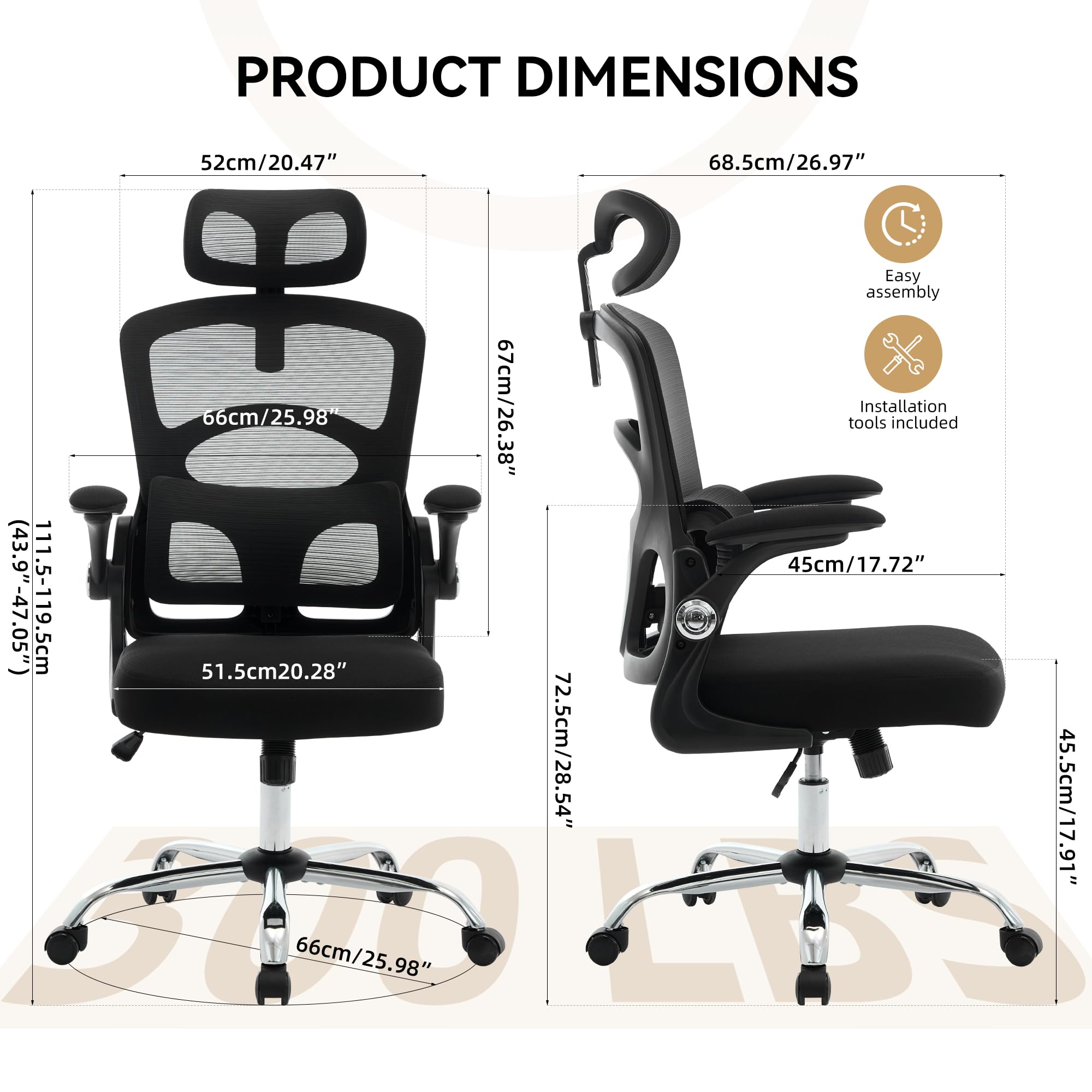 Ergonomic High-Back Mesh Chair - Pc Gaming Chair ulasan dan harga