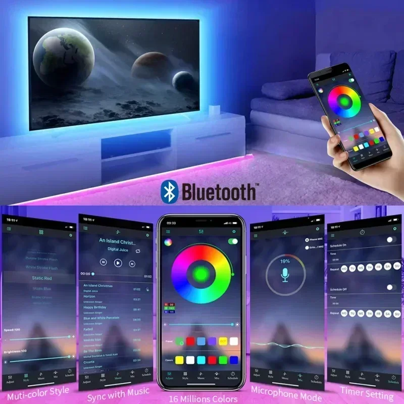 Smart RGB LED Gaming Light Str - Gaming Controller ulasan dan harga