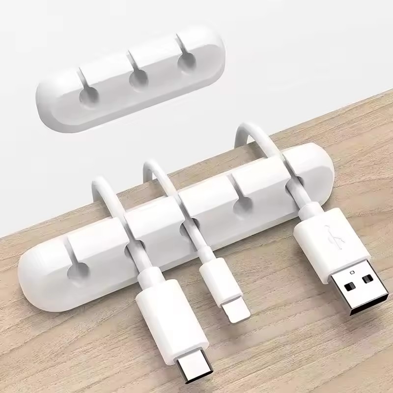 Silicone USB Cable Clip Winder - Cable Management Sleeve ulasan dan harga