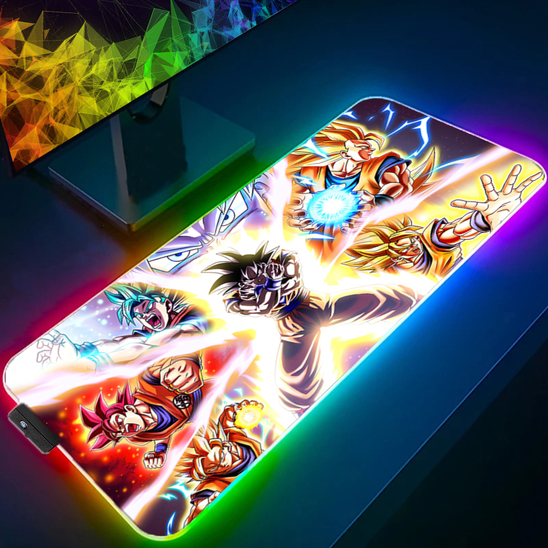 LED Mouse pad Dragon Ball Comp - Pc Gaming Gratis ulasan dan harga