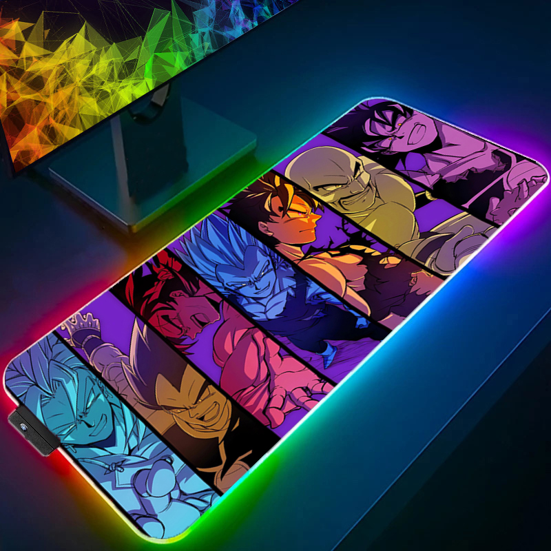 LED Mouse pad Dragon Ball Comp - Pc Gaming Gratis ulasan dan harga