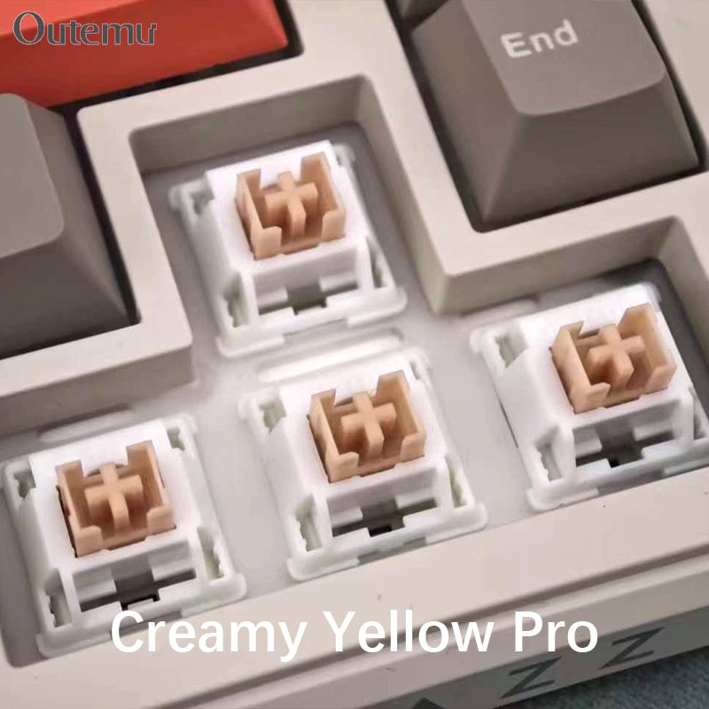 Outemu Cream Yellow Pro Switch - Pc Gaming Yellow ulasan dan harga