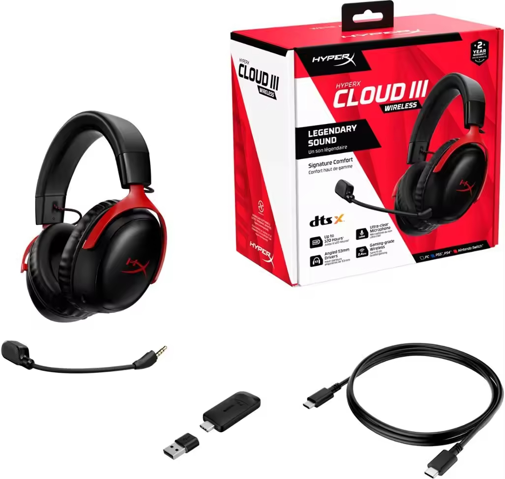 HyperX Cloud 3 77Z46AA 77Z45AA - Pc Gaming Earphones ulasan dan harga