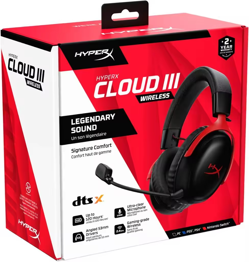 HyperX Cloud 3 77Z46AA 77Z45AA - Pc Gaming Earphones ulasan dan harga