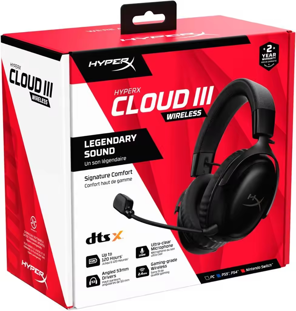 HyperX Cloud 3 77Z46AA 77Z45AA - Pc Gaming Earphones ulasan dan harga