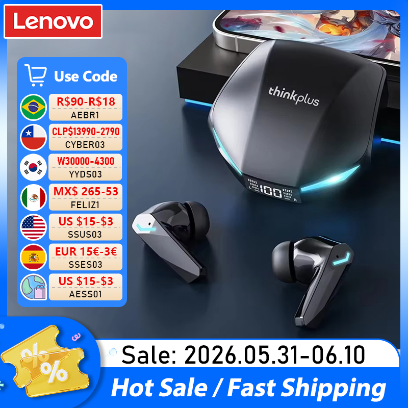 New Lenovo XT53 Wireless Upgra - Pc Gaming Earphones ulasan dan harga