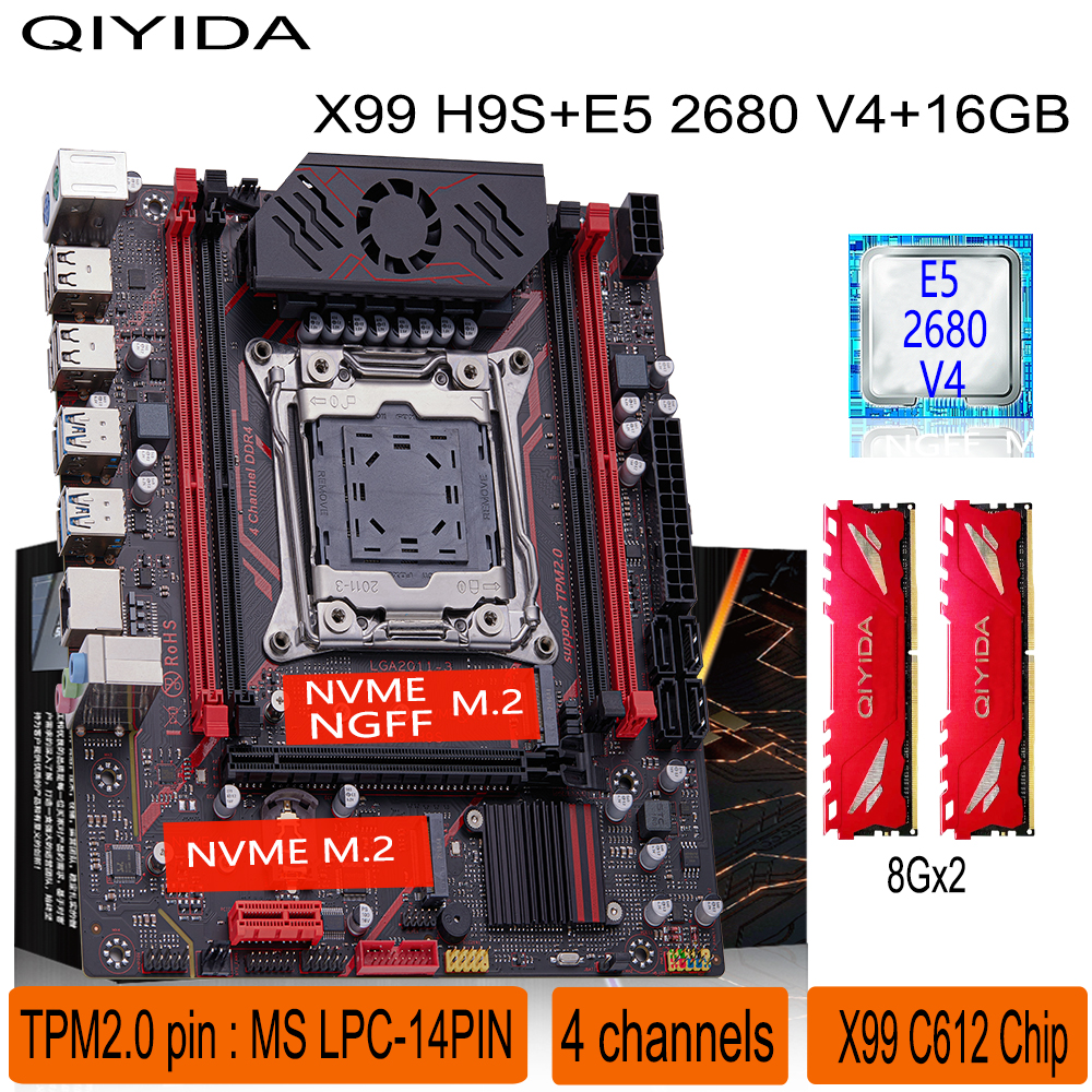 Qiyida X99 motherboard kit LGA - Pc Gaming Xeon ulasan dan harga