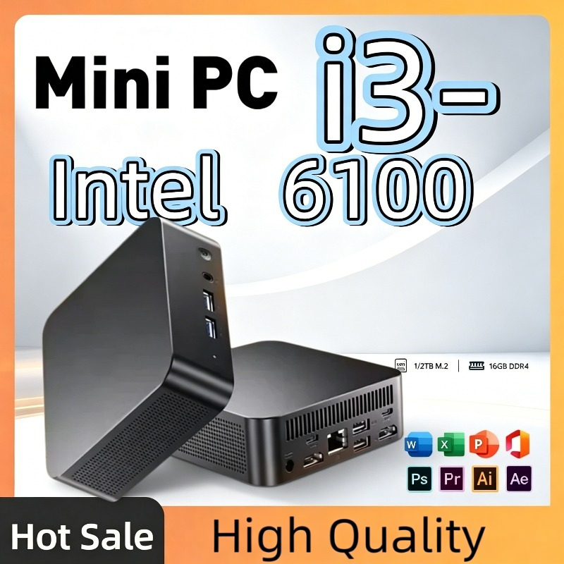 New Intel Core i3 6100  MINI P - Pc Gaming Gta 6 ulasan dan harga