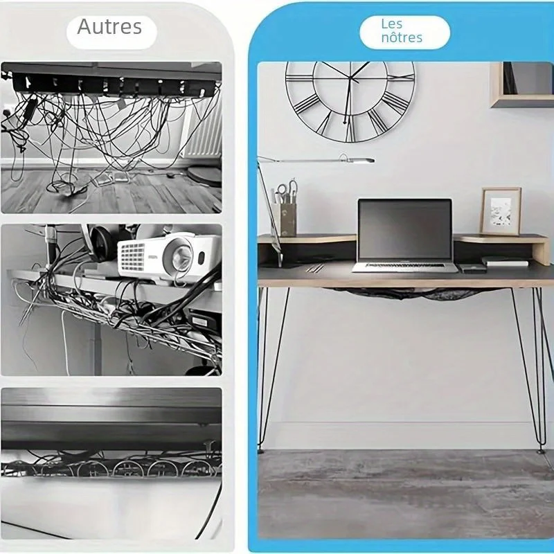 Under Desk Cable Management Ne - Cable Management Sleeve ulasan dan harga